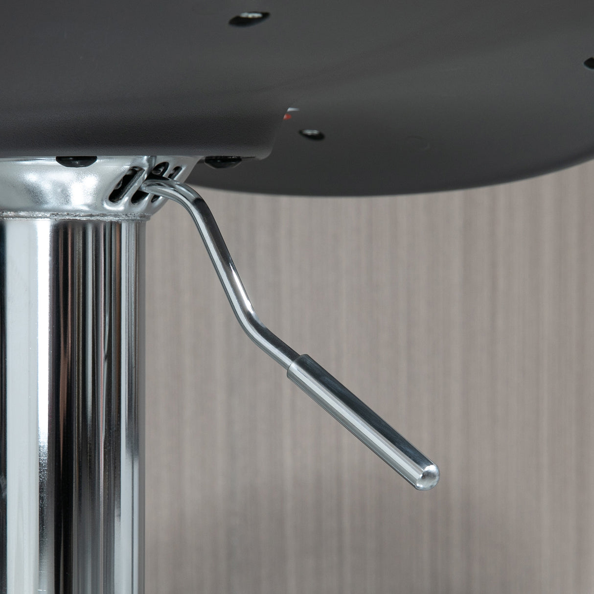 easycomfort easycomfort set di 2 sgabelli da bar con altezza regolabile e girevoli con poggiapiedi nero