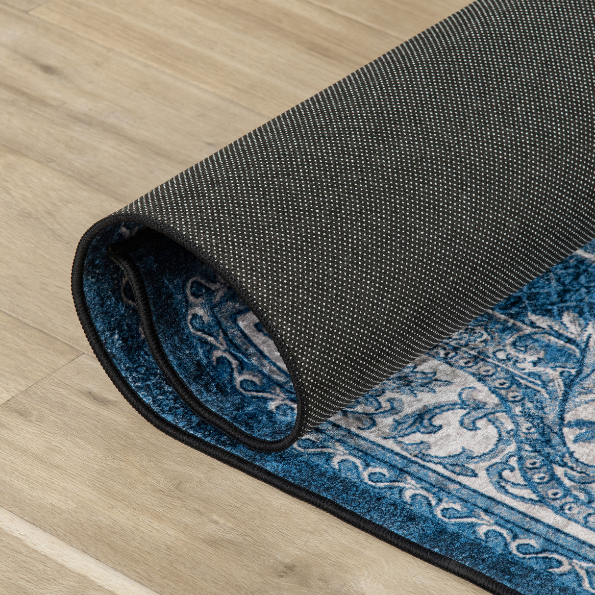 easycomfort easycomfort tappeto moderno persiano in poliestere per interni 200x140cm blu