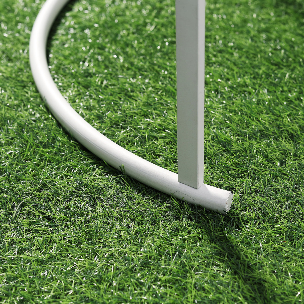 easycomfort easycomfort tavolini da salotto set 2 pezzi con piano effetto marmo in metallo bianco