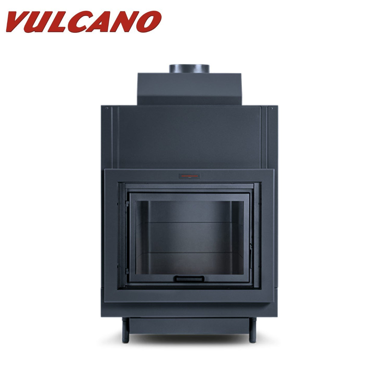 vulcano termocamino a legna new vulcano 30 kw a scomparsa verticale con 3 scambiatori e centralina inclusa