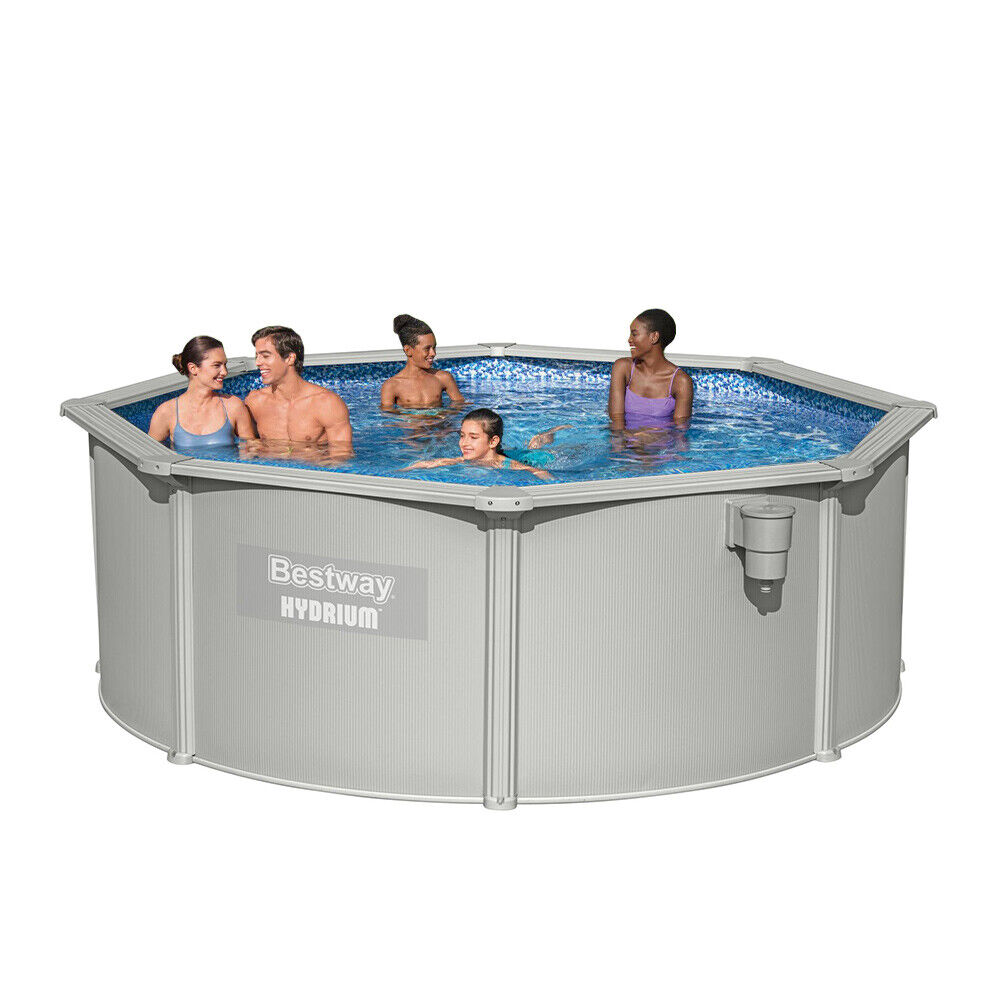 bestway piscina fuori terra bestway 56574 hydrium 360x120h tela basetop di coperturascaletta rampa esternapompa filtrante 10 990 litri