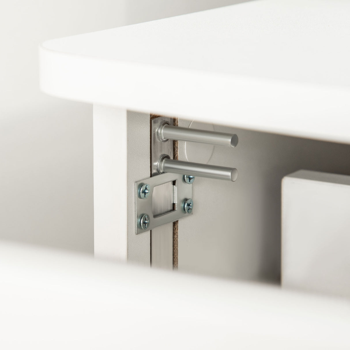 easycomfort easycomfort armadietto da ufficio con 2 cassetti e 5 ruote schedario in mdf e truciolato 43x45x72 cm bianco