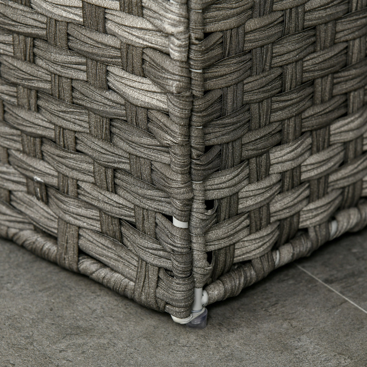 easycomfort easycomfort cesto portabiancheria a 2 sezioni e capacita 100l con sacca interna removibile 56 5x33x61 cm grigio