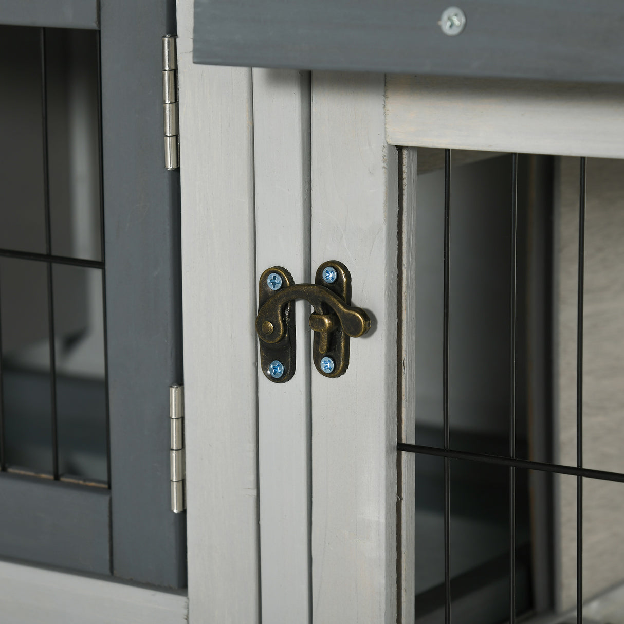 easycomfort easycomfort conigliera a 2 livelli in legno dabete per esterni con tetto in asfalto 154 5x52 5x68 5cm grigio