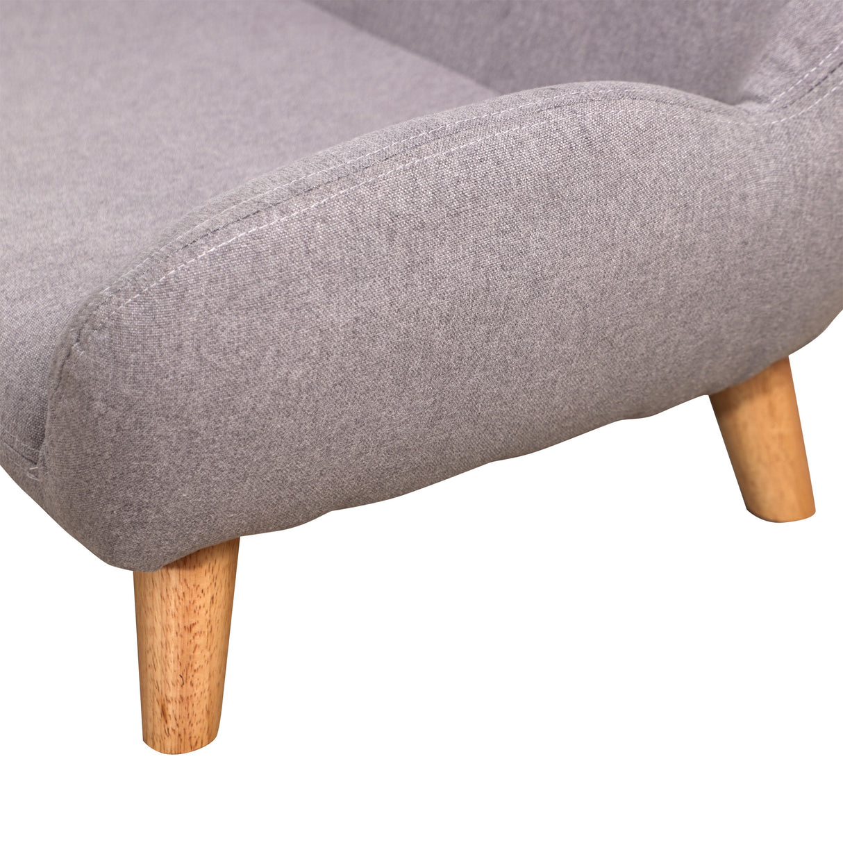 easycomfort easycomfort divanetto per cani e gatti imbottito sfoderabile e lavabile in tessuto grigio chiaro 72x44x31cm