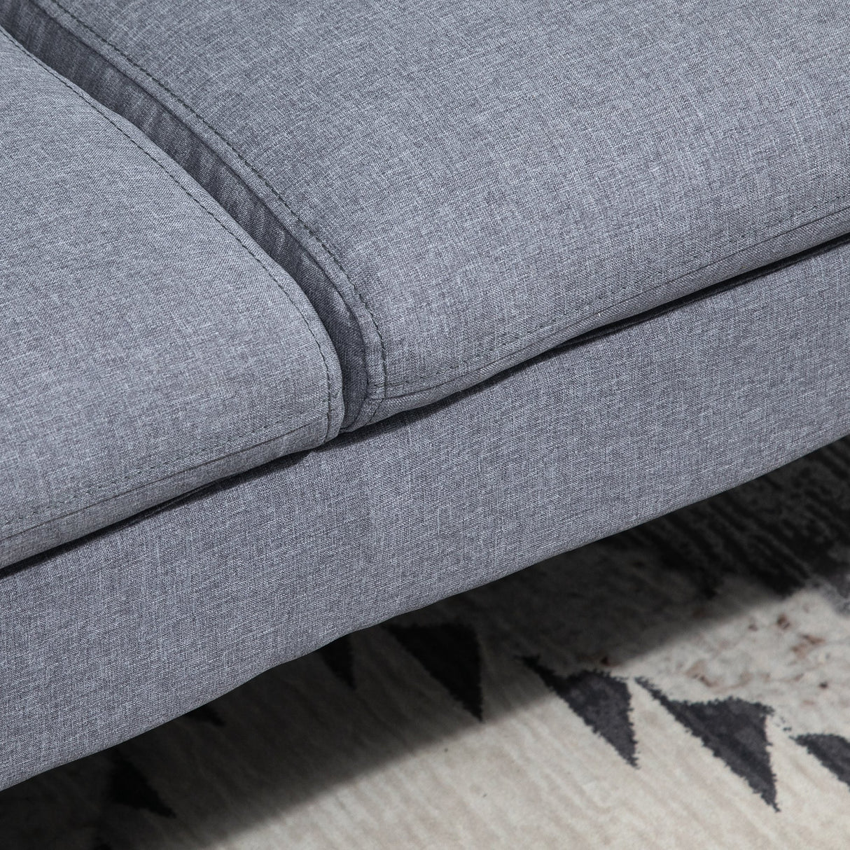 easycomfort easycomfort divano letto 3 posti a 1 piazza con schienale reclinabile grigio