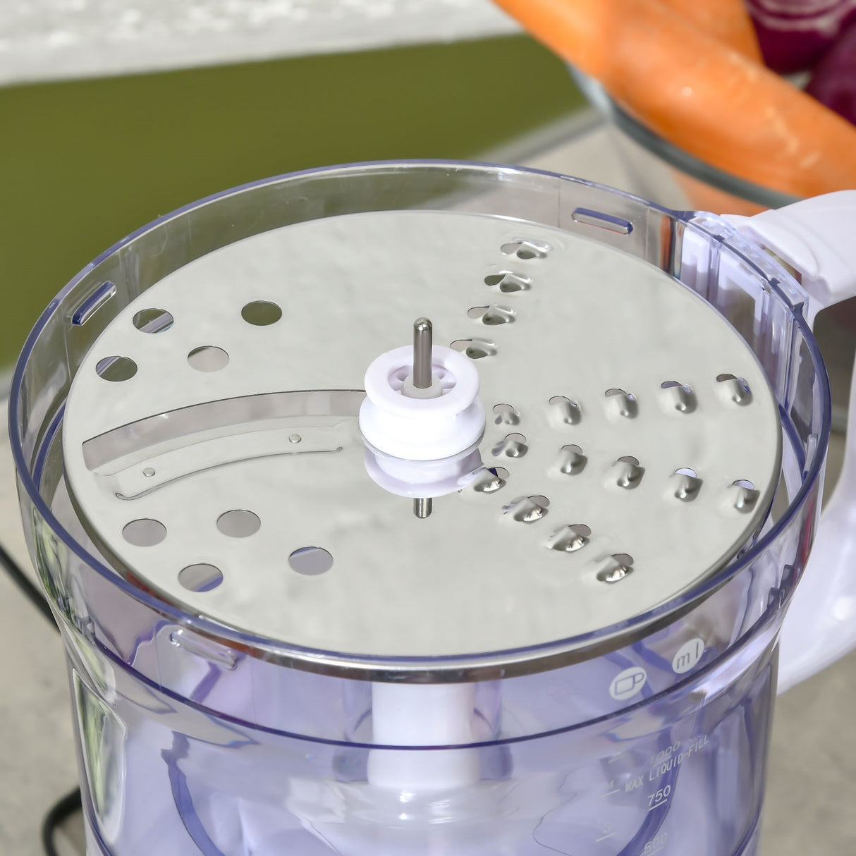 easycomfort easycomfort frullatore da 500w con caraffa lama a s e lama a 4 punte in acciaio inox as e abs 2 velocita regolabili 20 5x19x16cm bianco