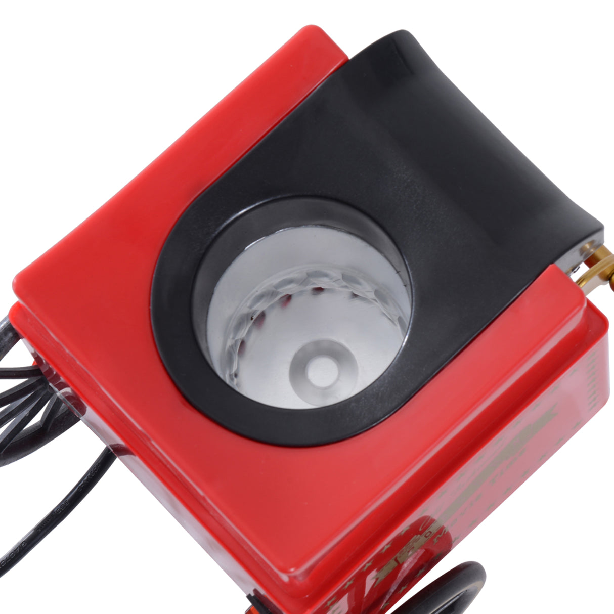 easycomfort easycomfort macchina per pop corn 1200w stile retro con vaschetta in alluminio 22x19x39cm rosso