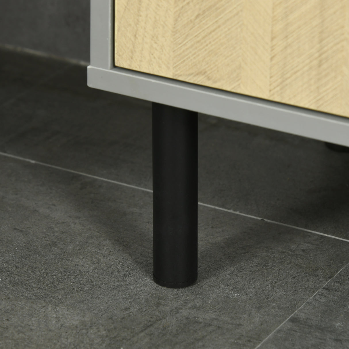 easycomfort easycomfort mobile bagno con 2 ripiani aperti in truciolato e 2 armadietti con ripiani regolabili 31 4x30x165cm