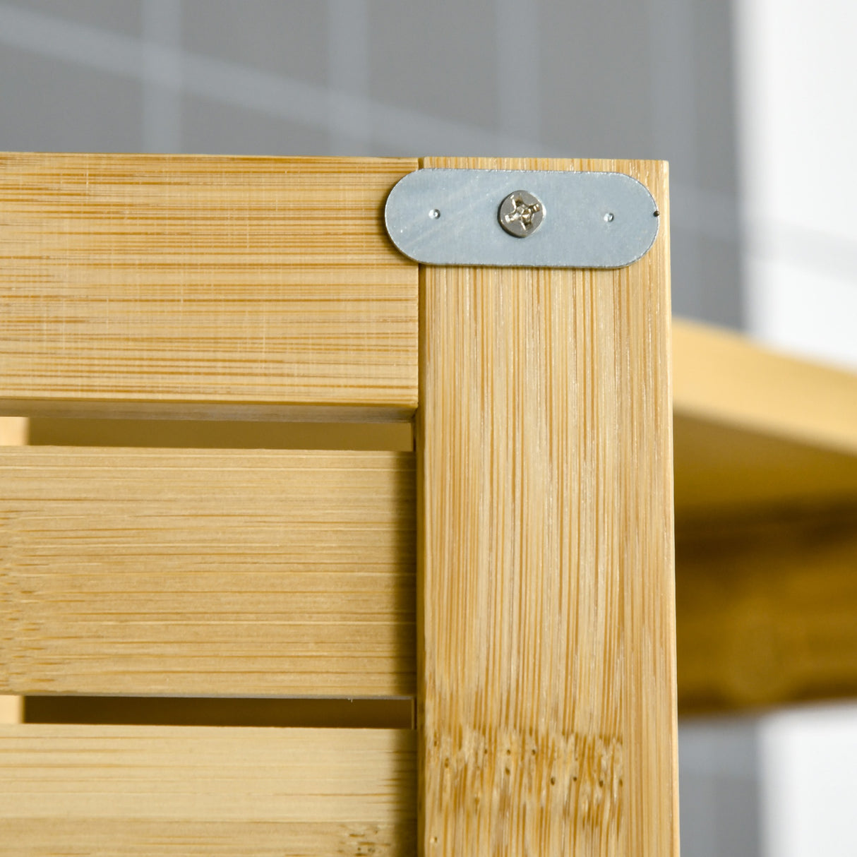 easycomfort easycomfort mobile bagno sopra wc salvaspazio in bambu scaffale per lavatrice con armadietto a 2 ante 60x23x173cm