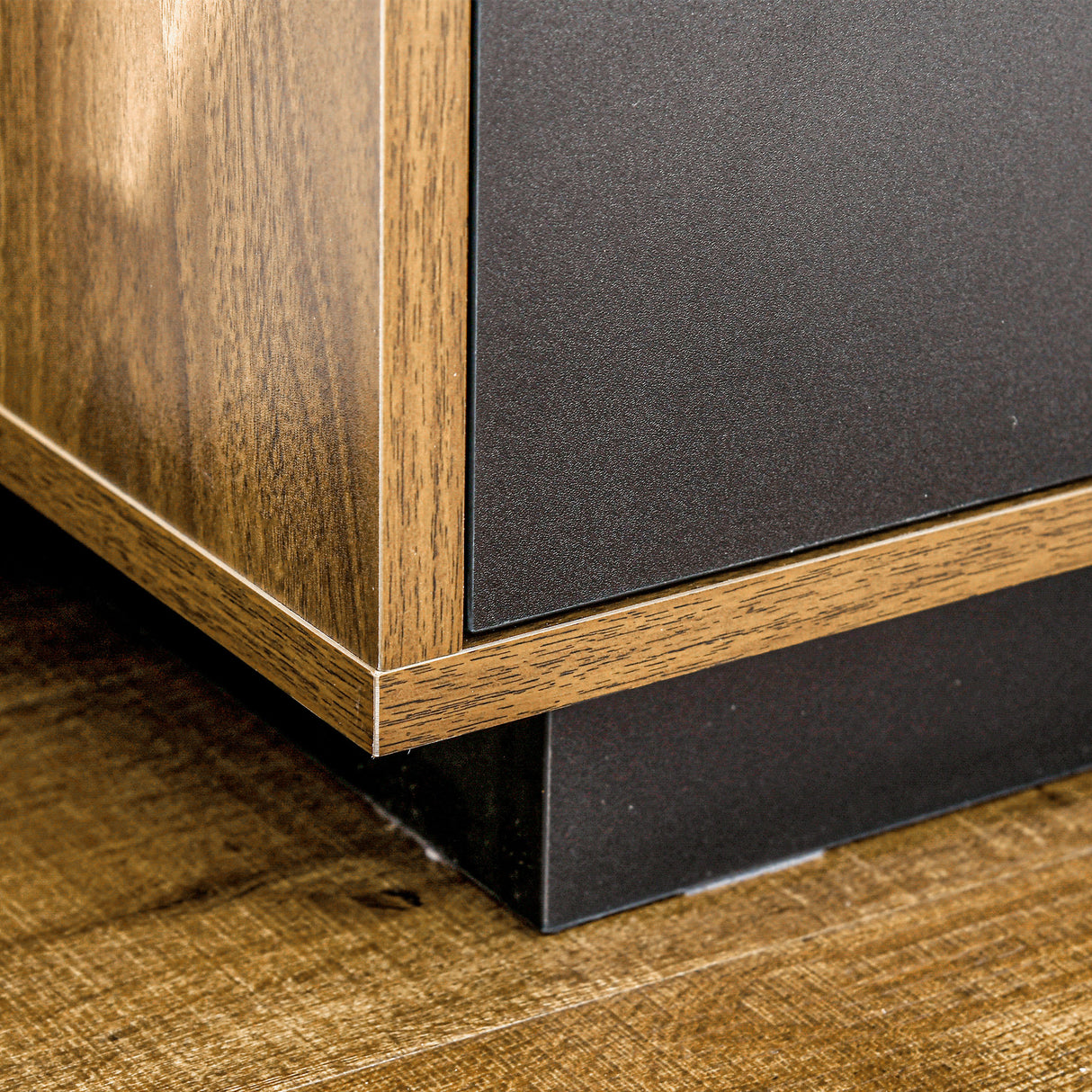 easycomfort easycomfort mobile multiuso con ripiano aperto e 2 cassetti in truciolato 60x48x78 cm marrone