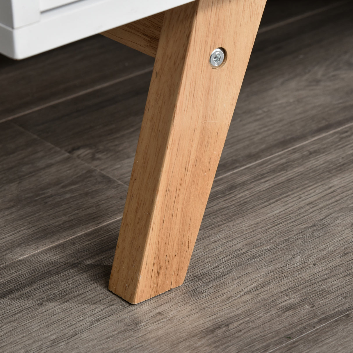 easycomfort easycomfort mobile tv max 65 in truciolato e mdf bianco con 2 credenze laterali 2 ripiani centrali 150x39x50 cm