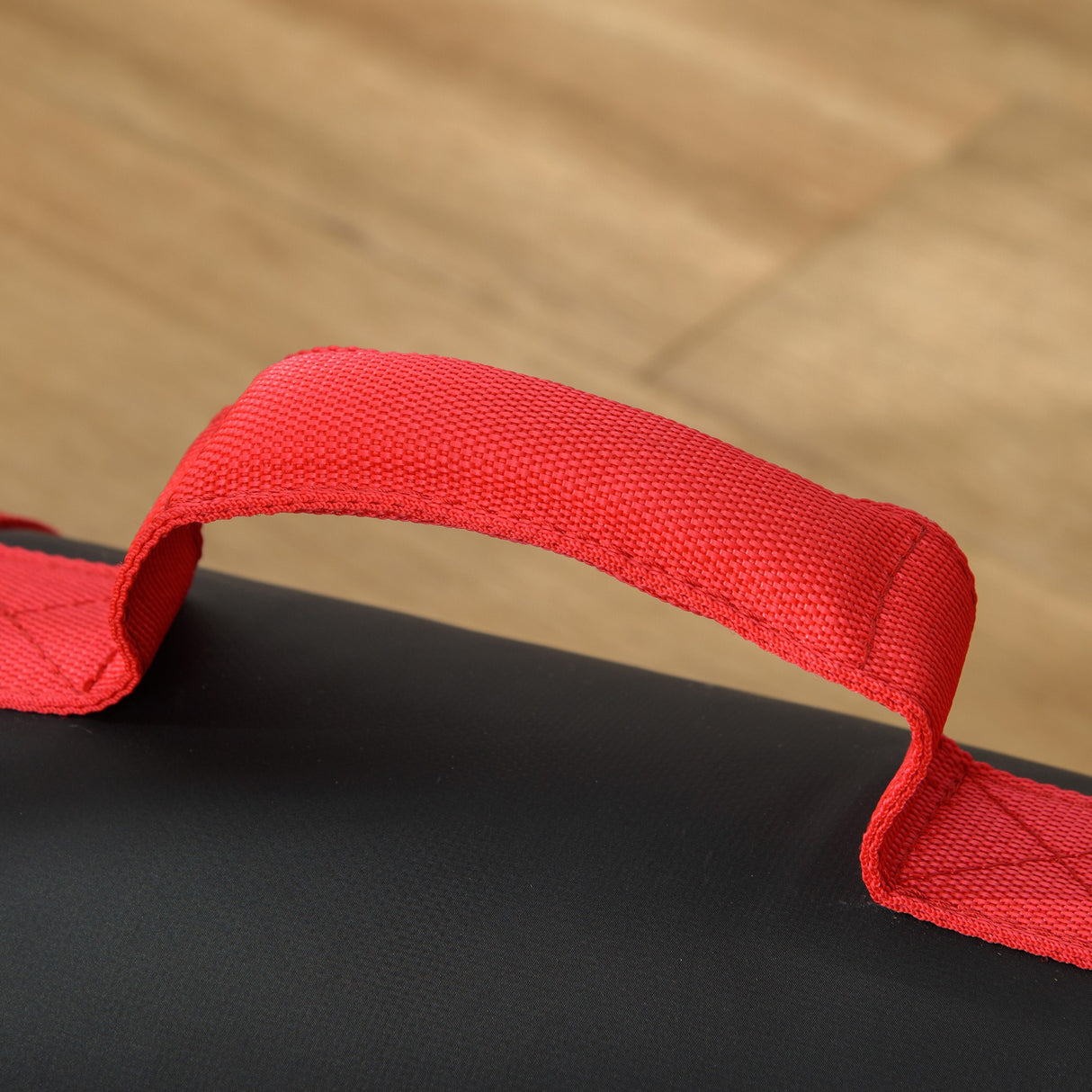easycomfort easycomfort sacca bulgara da 20kg con 6 cinghie per allenamento fitness in casa ufficio e palestra 22x55 cm nero e rosso