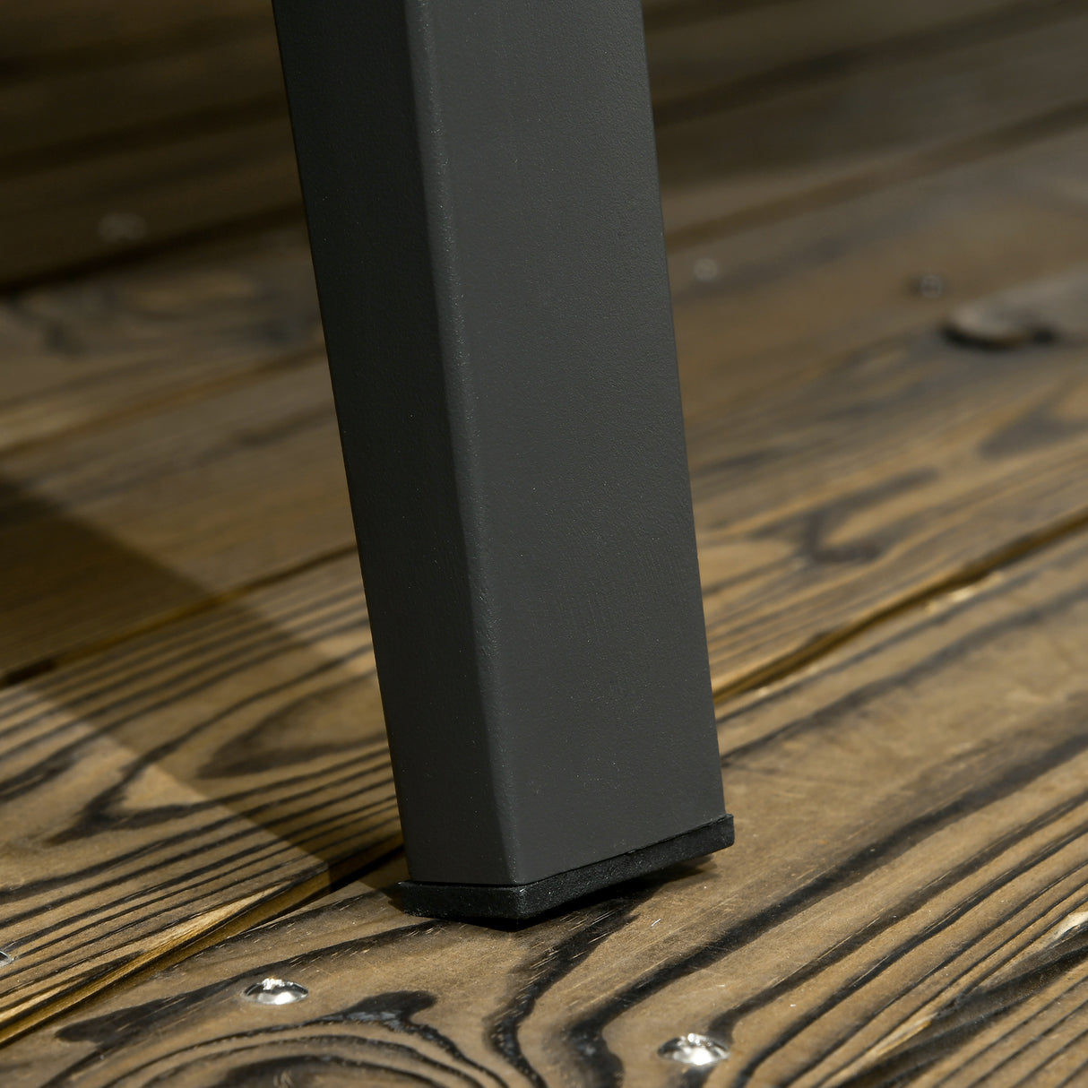 easycomfort easycomfort salotto da esterni da 4 pezzi con divanetto 2 poltrone e tavolino in alluminio grigio chiaro