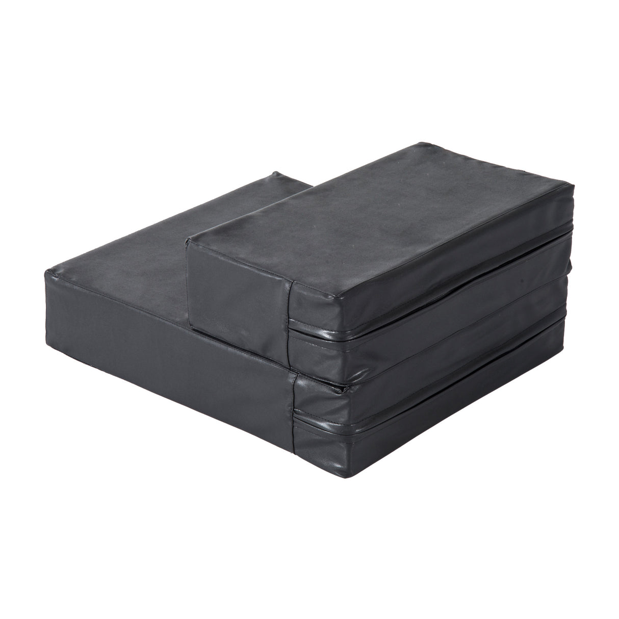 easycomfort easycomfort scaletta per cani materassino 2 in 1 in pu e gommapiuma 45x39x20cm nero