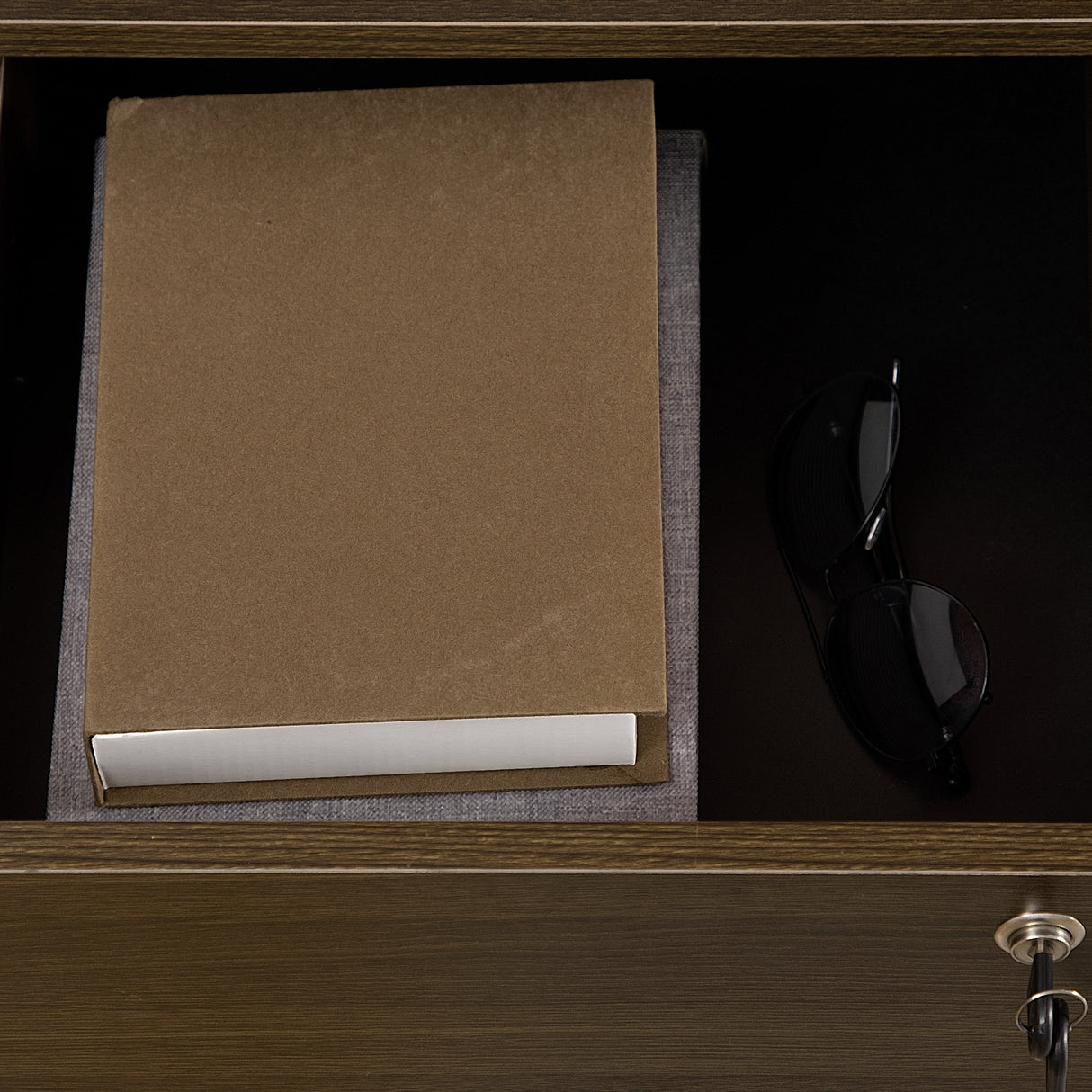 easycomfort easycomfort schedario portadocumenti per studio e ufficio in mdf con 3 cassetti e ruote 40x50x68 5 cm marrone