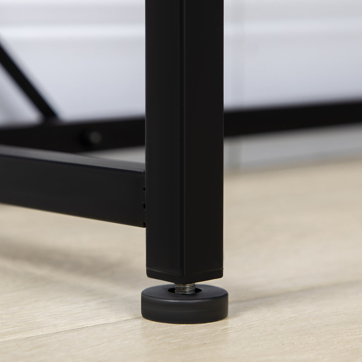 easycomfort easycomfort scrivania angolare salvaspazio in legno e metallo stile industriale 80x80x75 5cm