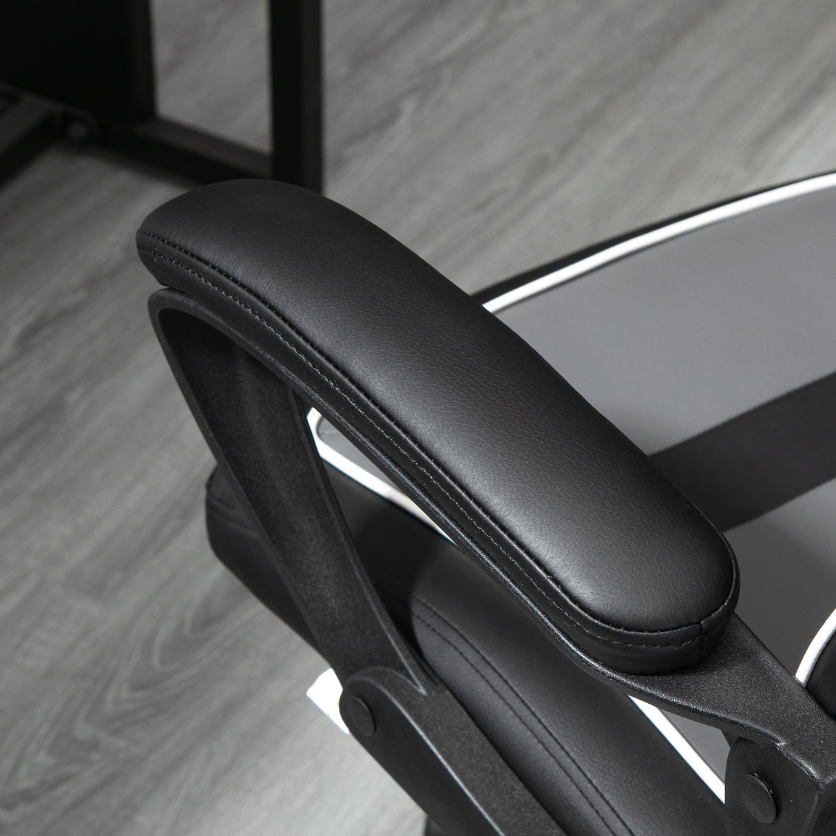 easycomfort easycomfort sedia da gaming ad altezza regolabile con funzione dondolo per casa e ufficio 60x63x113 125 cm grigia e nera