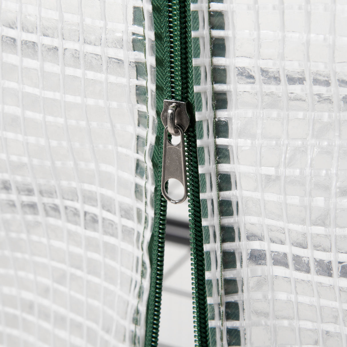 easycomfort easycomfort serra per piante verticale con scaffale a 4 ripiani in acciaio e pe bianco 70x50x160cm