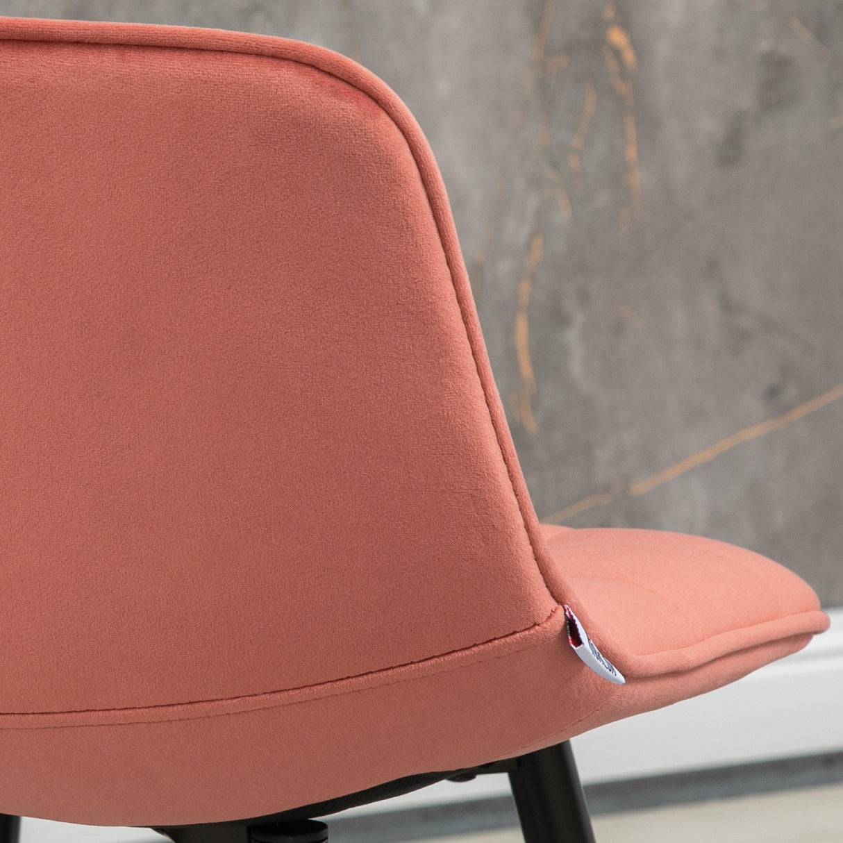 easycomfort easycomfort set 2 sgabelli da bar con schienale e poggiapiedi stile nordico in metallo e velluto rosso 45x47x84cm