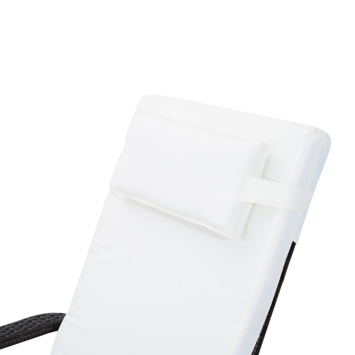 easycomfort easycomfort set mobili da giardino 2 sdraio e tavolino lettino prendisole reclinabile con rotelle rattan marrone