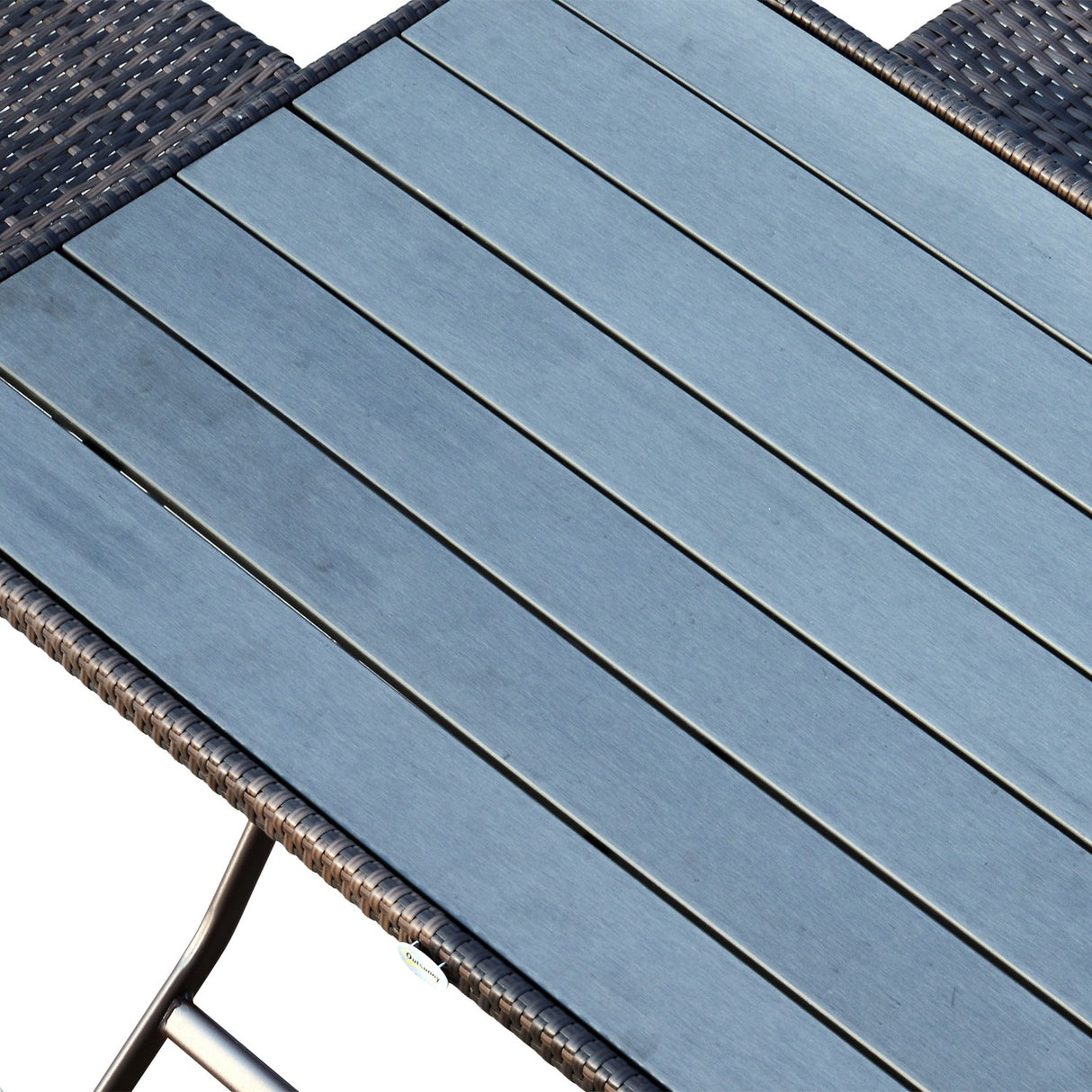 easycomfort easycomfort set tavolo e sedie da giardino 7pz tavolo da giardino con 6 sedie pieghevoli mobili da esterno polyrattan