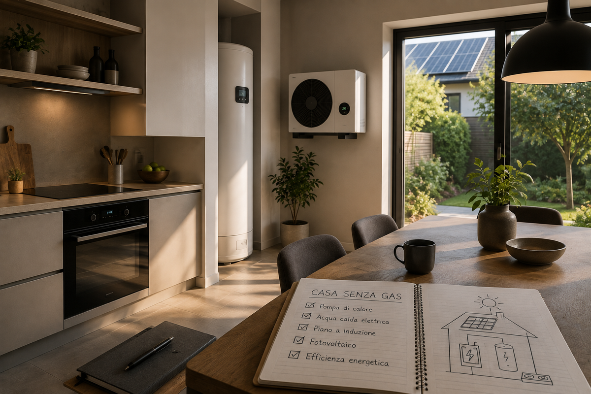 Casa senza gas: quando conviene davvero passare al full electric