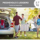 easycomfort easycomfort sdraio pieghevole reclinabile con cuscino da giardino spiaggia beige ean 8054144134185