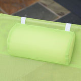 easycomfort easycomfort sdraio pieghevole reclinabile con cuscino da giardino spiaggia verde chiaro ean 8054111840361