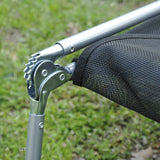 easycomfort easycomfort sdraio pieghevole reclinabile con cuscino da giardino spiaggia nero ean 8054111840750