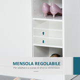 easycomfort easycomfort armadio scarpiera bianca salvaspazio e moderna in legno ean 8054111846875