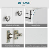 easycomfort easycomfort armadio scarpiera bianca salvaspazio e moderna in legno ean 8054111846875