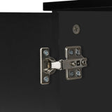 easycomfort easycomfort mobiletto consolle con ante e cassetti nero lucido 106 x 76 x 35 cm ean 8054111847377