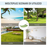 easycomfort easycomfort amaca da giardino per 1 2 persone max 150kg da interni ed esterni con cuscino removibile 400x140cm