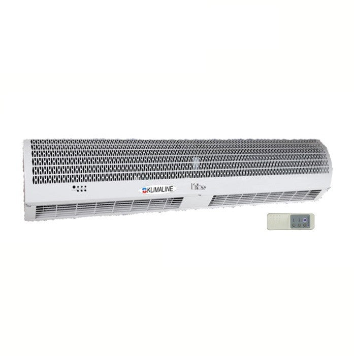 klimaline barriera d aria ad incasso klimaline ecoline 1s 736a da 200 cm 2 velocita con resistenza ad aria calda e telecomando incluso