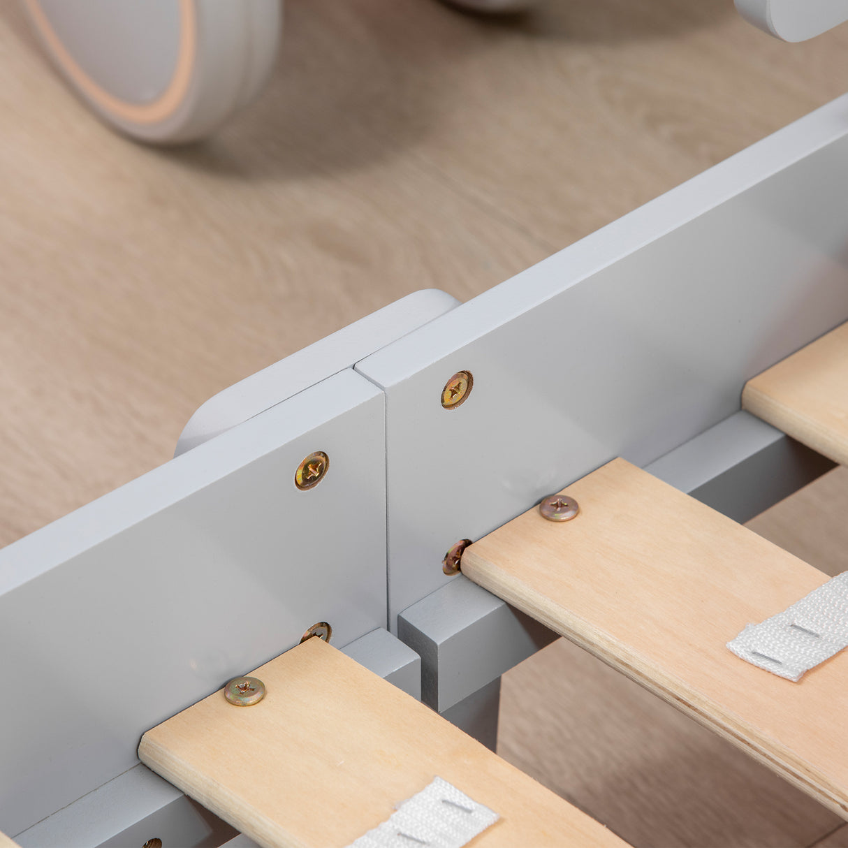 easycomfort easycomfort letto per bambini 3 6 anni con motivi a stelle e luna in pannelli di mdf e truciolato 143x76x49 cm