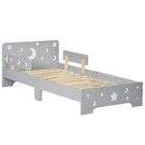 easycomfort easycomfort letto per bambini 3 6 anni con motivi a stelle e luna in pannelli di mdf e truciolato 143x76x49 cm