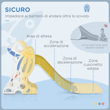 easycomfort easycomfort scivolo per bambini 18 36 mesi in pe e pp a tema spaziale con scale antiscivolo 157x46 5x80 cm