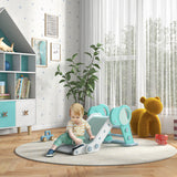 easycomfort easycomfort scivolo per bambini pieghevole in plastica eta 18 mesi 3 anni 102x53x53cm verde