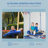 easycomfort easycomfort altalena da giardino per bambini tra 3 e 8 anni interno ed esterno 100 180cm carico massimo di 100kg