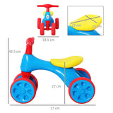 easycomfort easycomfort bicicletta senza pedali per bambini da 18 a 36 mesi rosso blu giallo