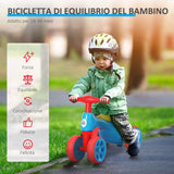 easycomfort easycomfort bicicletta senza pedali per bambini da 18 a 36 mesi rosso blu giallo