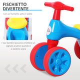 easycomfort easycomfort bicicletta senza pedali per bambini da 18 a 36 mesi rosso blu giallo