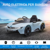 easycomfort easycomfort macchinina elettrica bmw per bambini 3 8 anni con telecomando luci e lettore mp3 blu