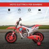 easycomfort easycomfort moto da cross elettrica per bambini da 3 5 anni rosso