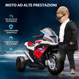 easycomfort easycomfort moto per bambini 18 60 mesi modello bmw hp4 con fari musica e pedali in pp e metallo 82 5x42x54 cm rosso