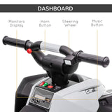 easycomfort easycomfort quad per bambini 3 5 anni elettrico 12v 2 velocita ruote larghe con sospensioni e fari led bianco