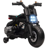 easycomfort easycomfort moto elettrica per bambini 3 5 anni in pp e metallo con rotelle clacson e musica 86x44x58 cm nera