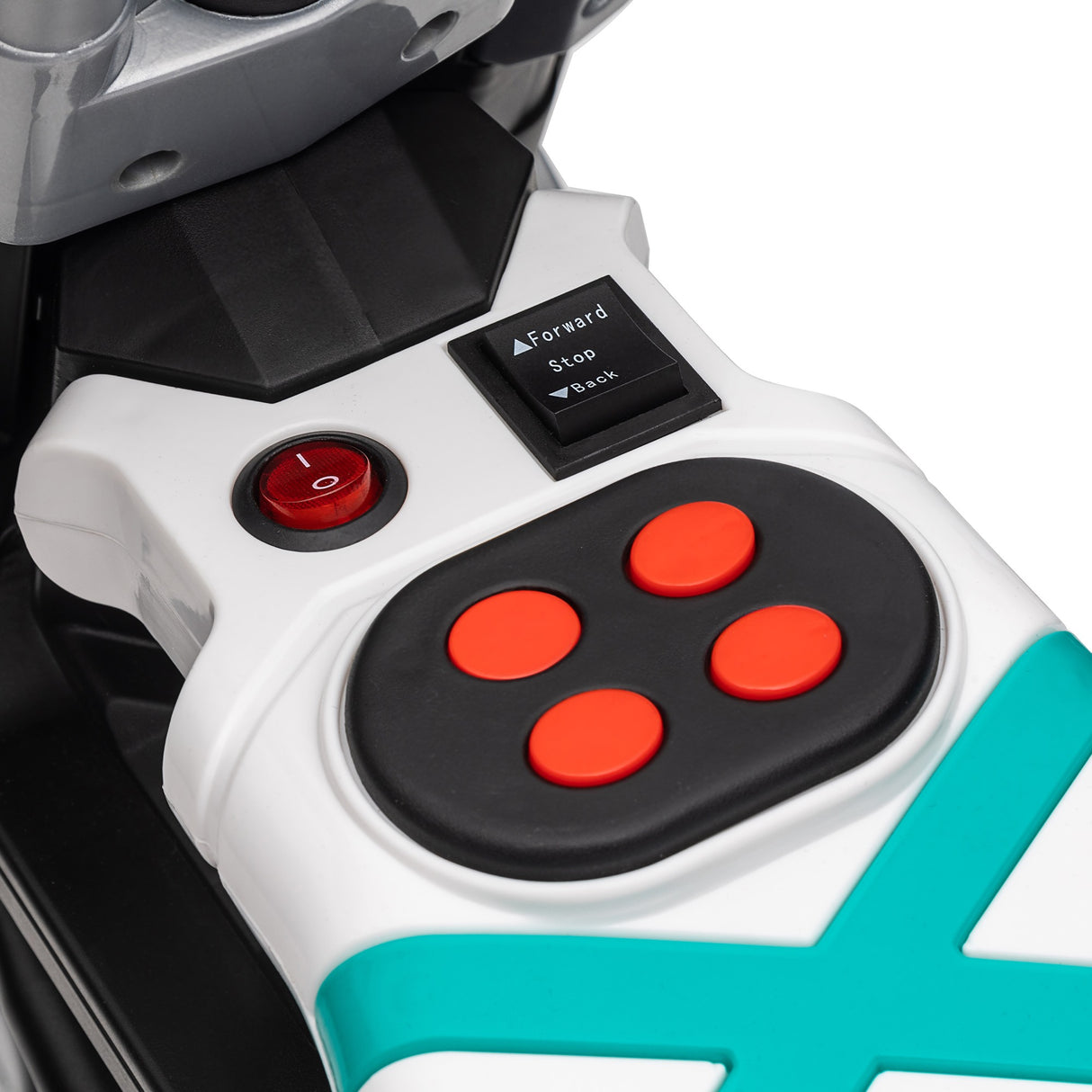 easycomfort easycomfort moto elettrica per bambini 3 5 anni in pp e metallo con rotelle clacson e musica 86x44x58 cm bianca e nera