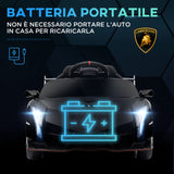easycomfort easycomfort macchina elettrica per bambini lamborghini veneno 12v con telecomando eta 3 6 anni nero